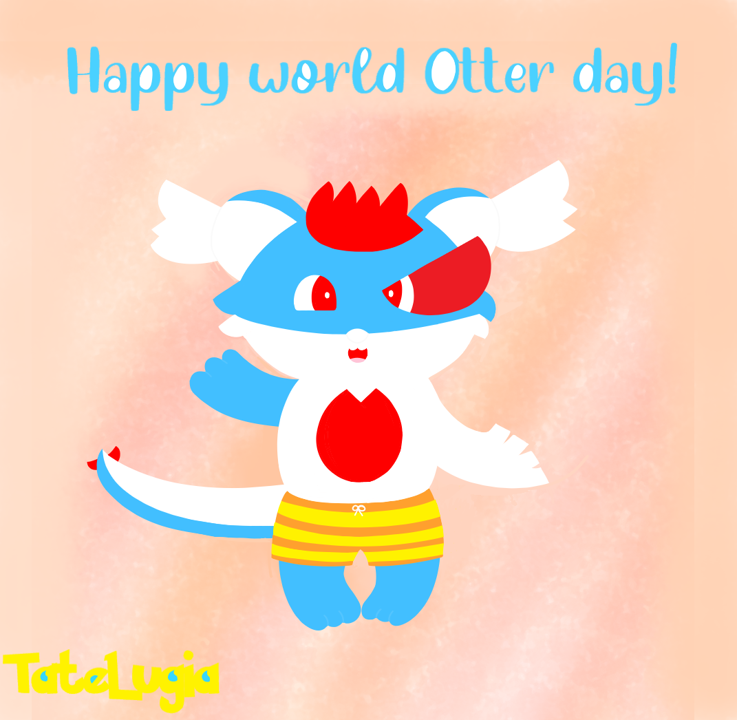 Happy World Otter Day A Little Late By Tatelugia On Deviantart Happy World Otter Day A Little Late By Tatelugia On Deviantart