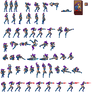 X-men Mutant Apocalypse Psylocke Sprites