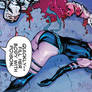Psylocke knocked out or taking a nap
