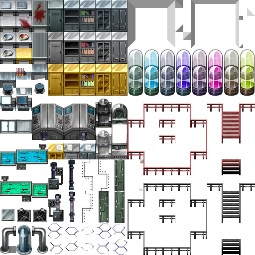 Laboratory Tileset By Sd Arius On Deviantart