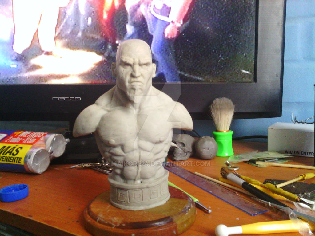 Busto Kratos by Maikore24 Busto Kratos by Maikore24