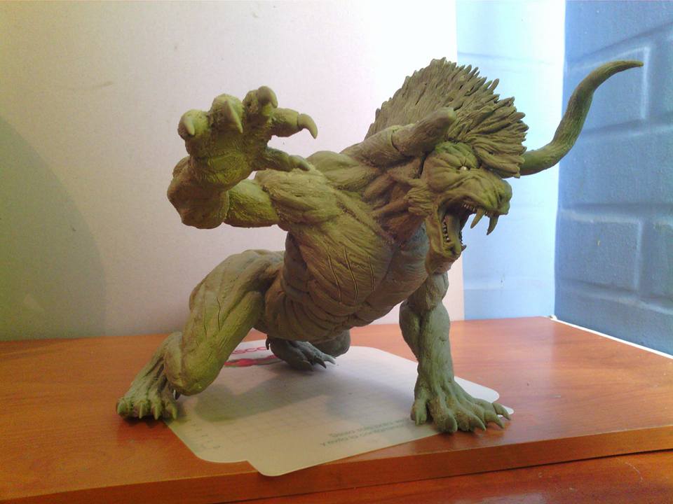 Final Fantasy XV Behemoth sculpture (Deadeye) by Maikore24 Final Fantasy XV Behemoth sculpture (Deadeye) by Maikore24