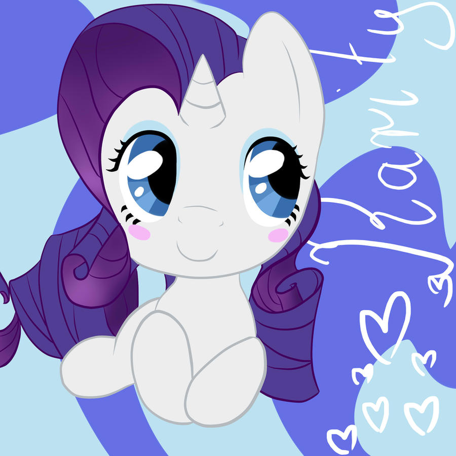 Chibi Rarity by Spark-Dragon on DeviantArt