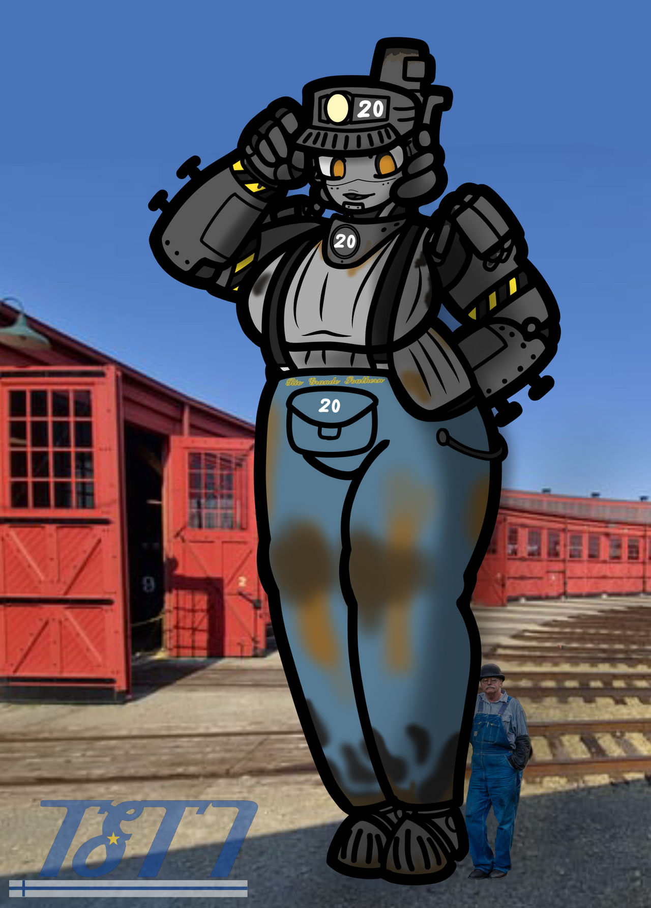 RGS#20 special request(conductor for scale) by PanzerShanzer on DeviantArt