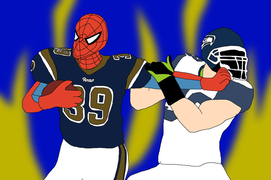 NFL Player Spider-man: St Louis Rams