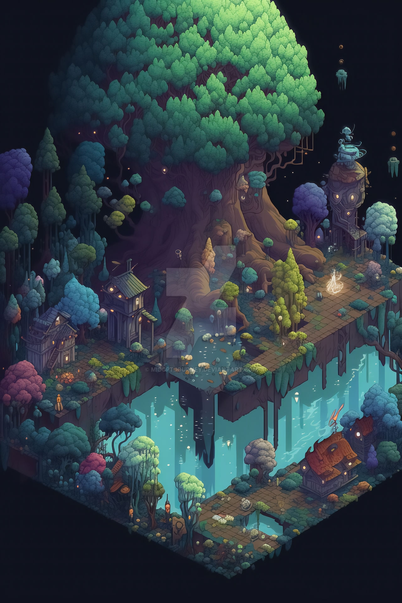 mystical 16-bit wonderland by midgptjourney on DeviantArt