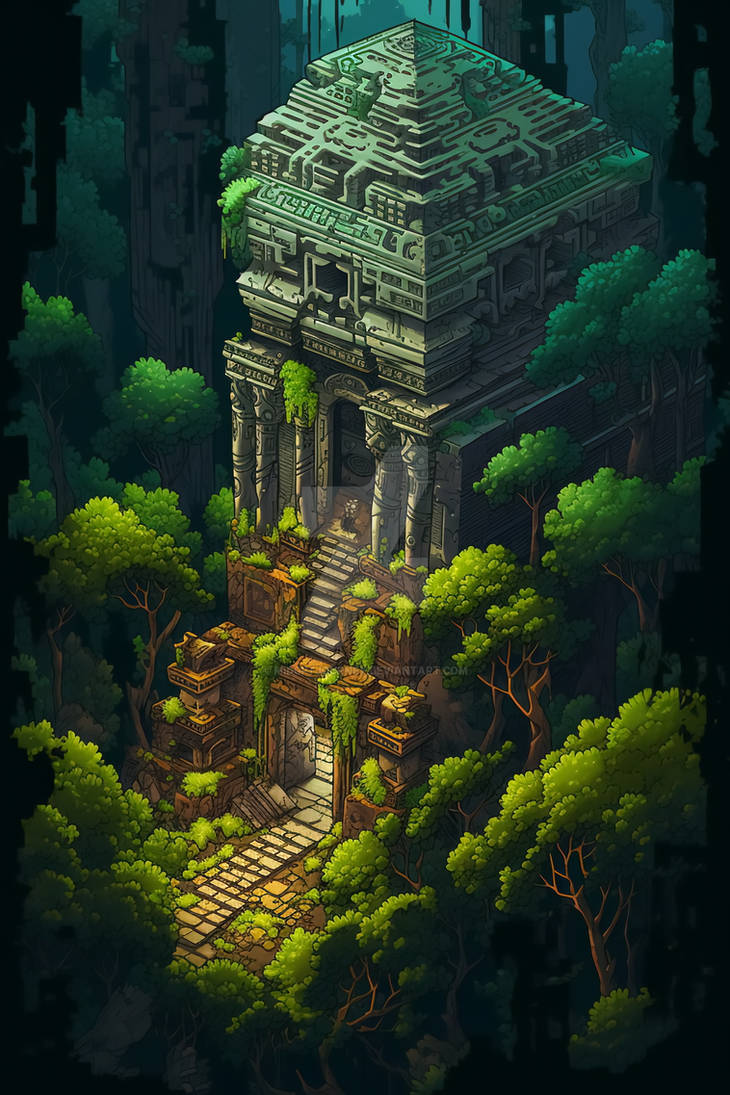 Lost Jungle Temple Haven By Midgptjourney On DeviantArt lost-jungle-temple-haven-by-midgptjourney-on-deviantart