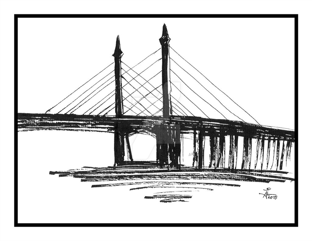 Penang Bridge By Building Skyeward On Deviantart