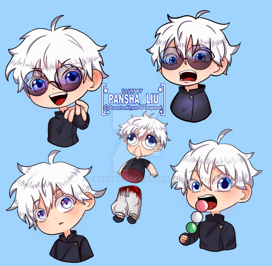 Satoru Gojo Chibi By PanshaLiu On DeviantArt satoru-gojo-chibi-by-panshaliu-on-deviantart