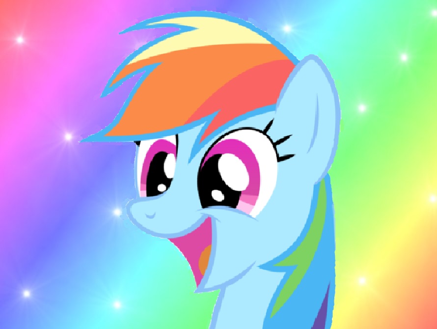 Rainbow dash smile