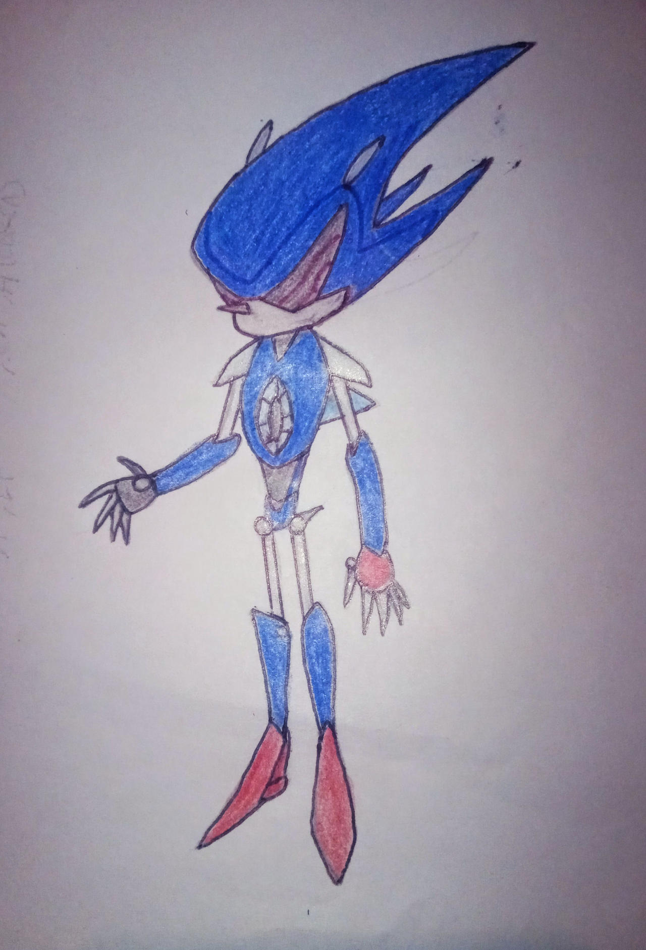 Hyper metal sonic by cubebot2006 on DeviantArt