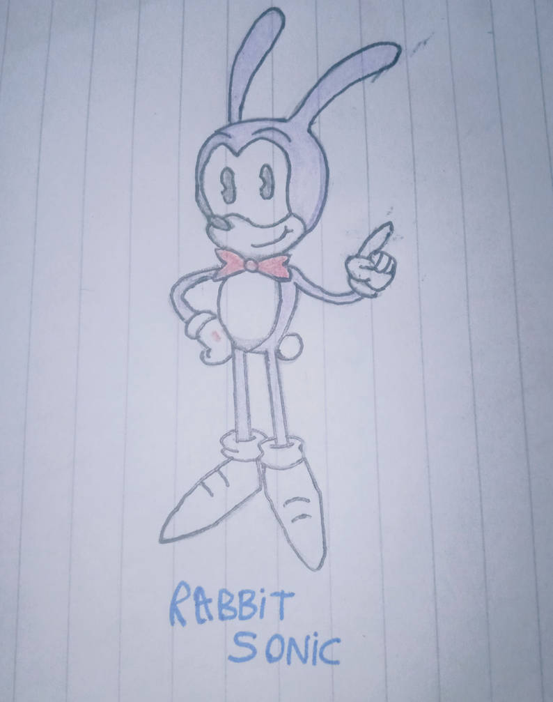 Rabbit sonic/feels the rabbit by cubebot2006 on DeviantArt