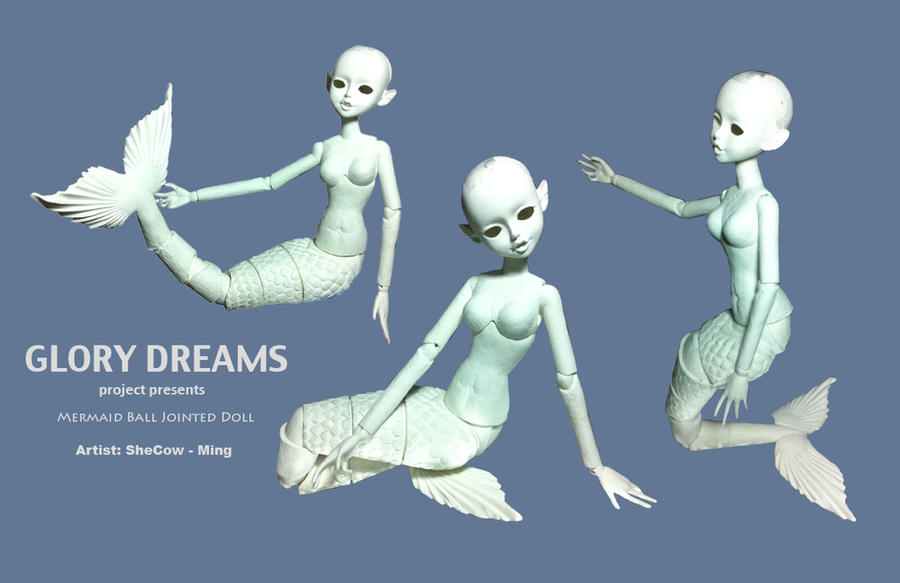 Mermaid BJD Pose by SheCow on DeviantArt