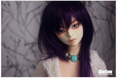 Head#3 w purple wig