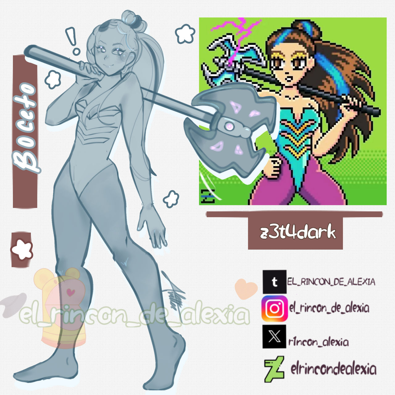 Oc Intro Drawing Drawing your oc #1 by elrincondealexia on DeviantArt