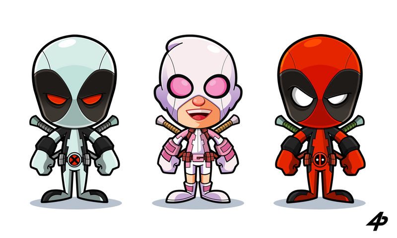 Chibi Pool Buddy by popon85 on DeviantArt