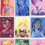 Teen Titans Gals Sketch Cards