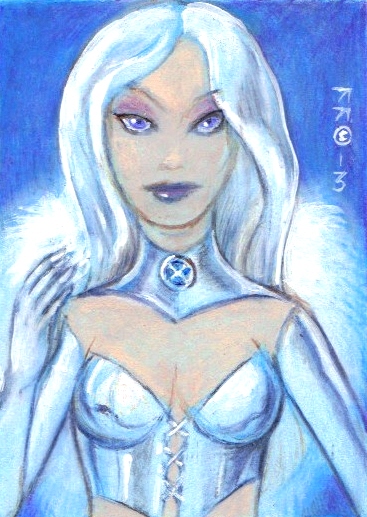 Emma Frost art card