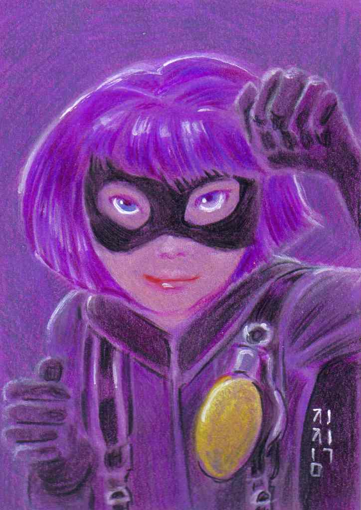 Hit Girl sketchcard