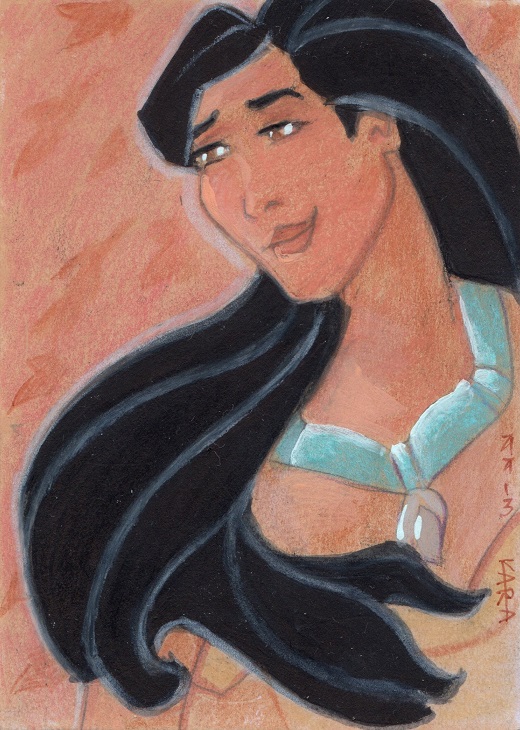 Pocahontas Art Card