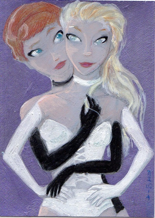 Elsanna as White Queen and Black Queen