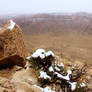 Meteor Crater Shrouded in Snow
