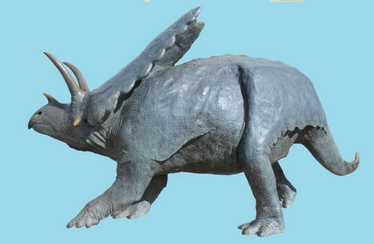 Pentaceratops sculpture Spike stock