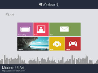 Windows 8 - Modern UI Art