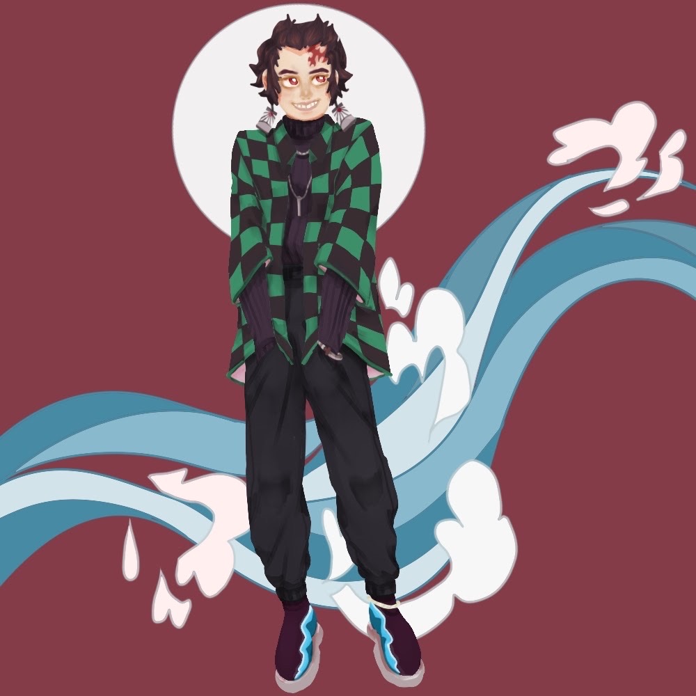 Tanjiro Kamado - Kimetsu no Yaiba Sam - Illustrations ART street