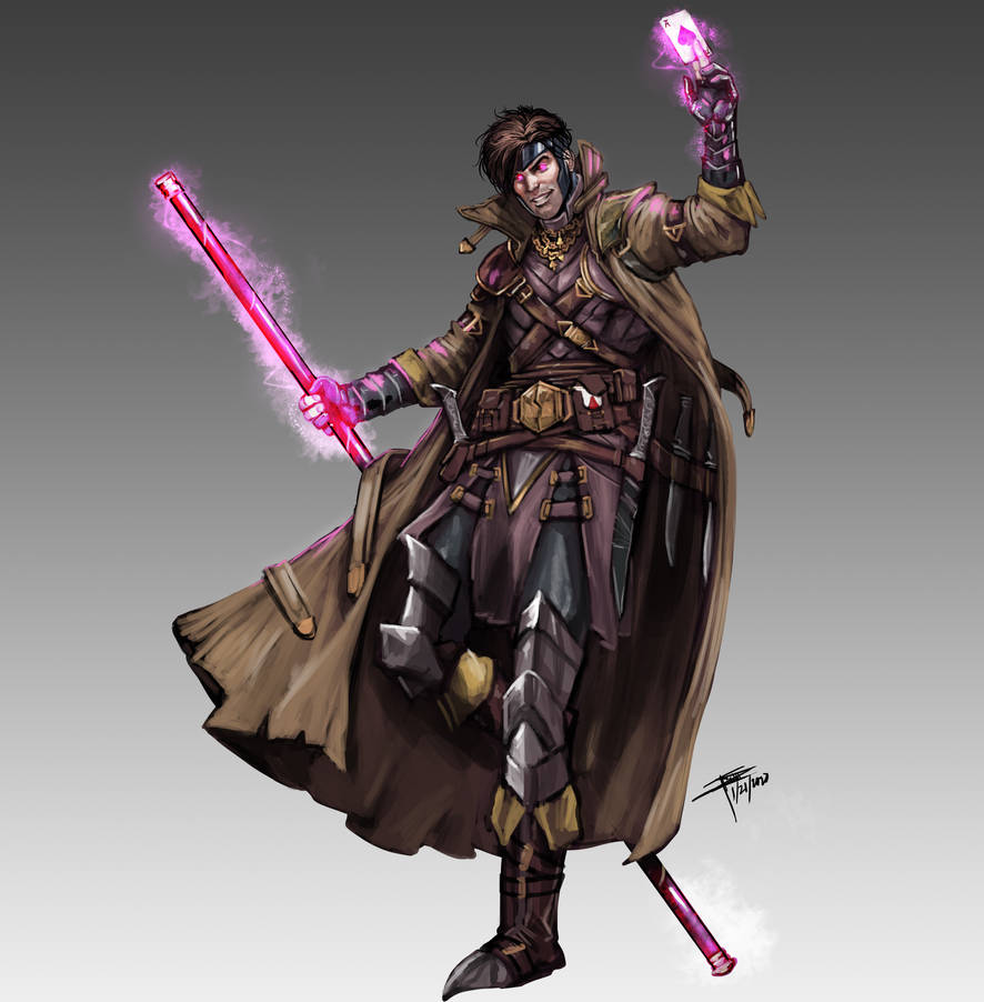 DnD Comic Books Gambit by FrostLlamzon on DeviantArt