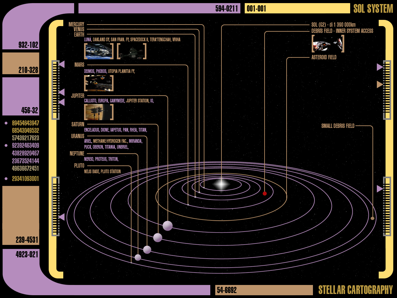 LCARS Sol System