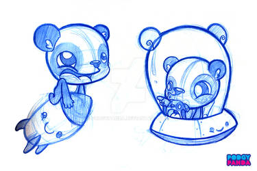 Panda Space Sketches