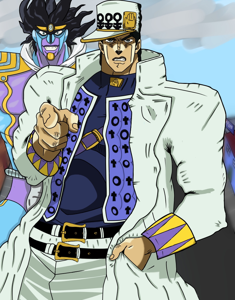 Jotaro part 4 with star platinium