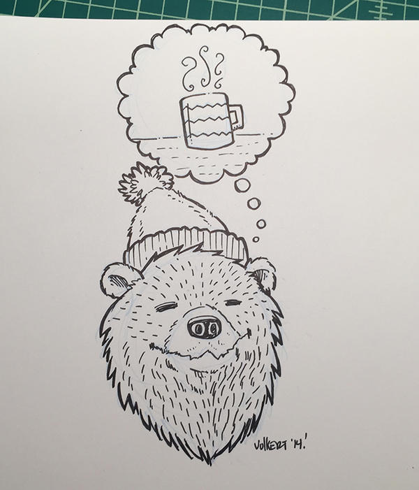 Novembear 05: Coffee Bear