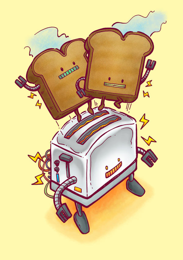 The ToasterBot by nickv47 on DeviantArt