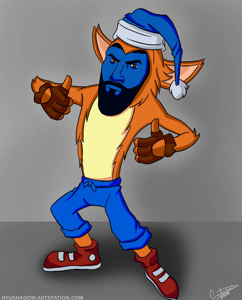 Crash The Blue Rabbit Blue Crash Bandicoot by Ryushadow22 on DeviantArt
