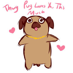 Thug Pug Love