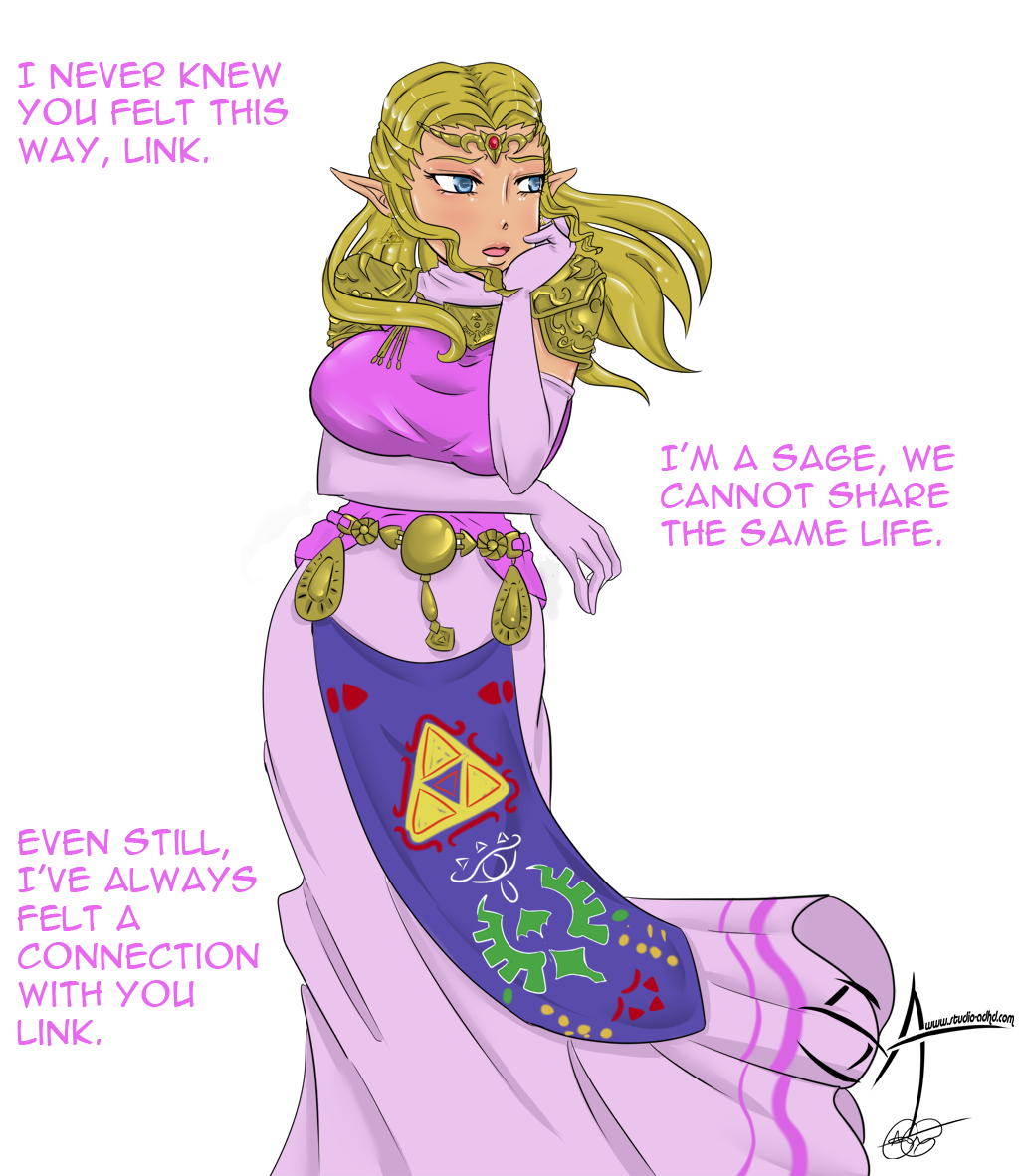 Zelda's Reaction to Link's Question.