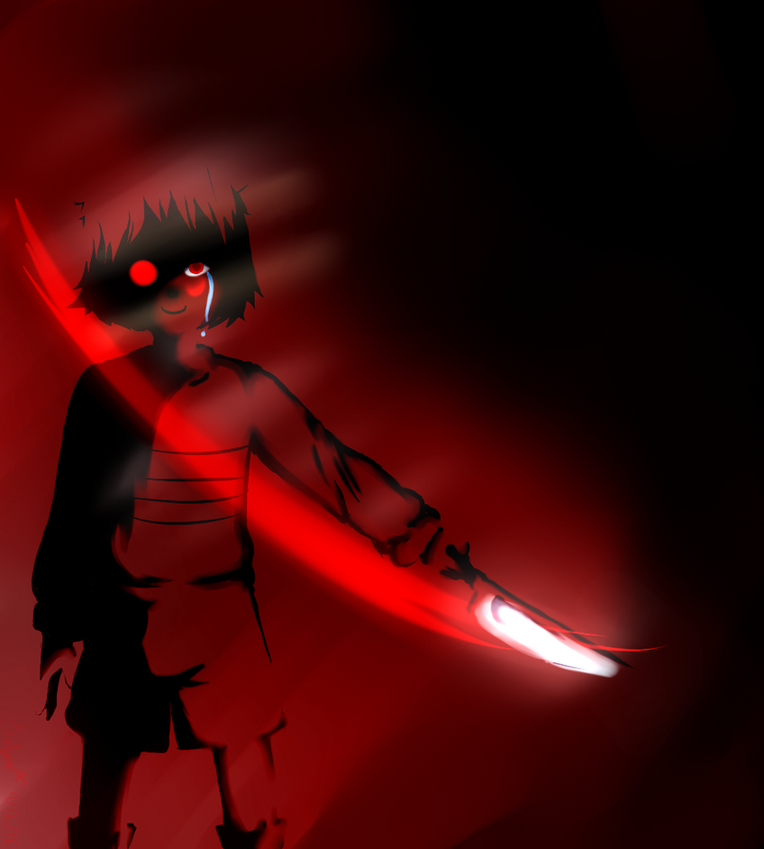 Frisk Getting Slaughtered Genocide Frisk by SalysaBoxface on DeviantArt