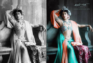 Mata Hari colorized