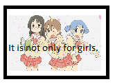 Keiichi Arawi never said it is only for girls