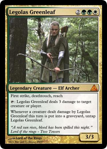 mtg legolas card Legolas's Quick Reflexes Proxy Liquid Luck Tales of Middle MTG: LotR's Legolas Card Explained