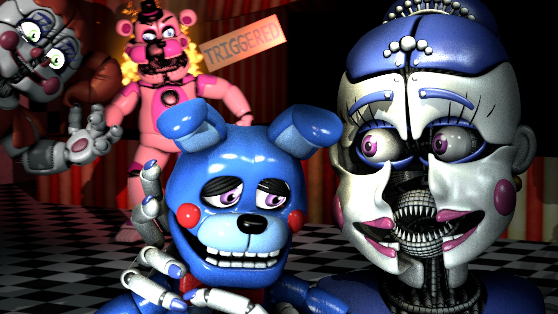 Fnaf Ucn Funtime Chica Jumpascare by zueiroooooooooooo on DeviantArt