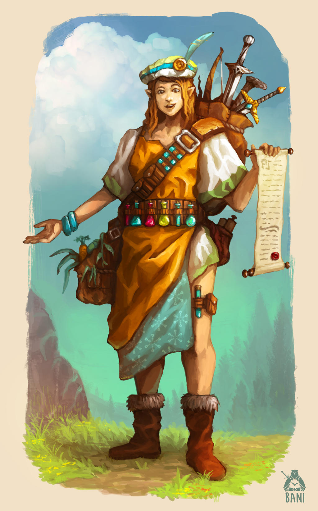 Merchant Mpc Traveling Merchant by Banzz on DeviantArt