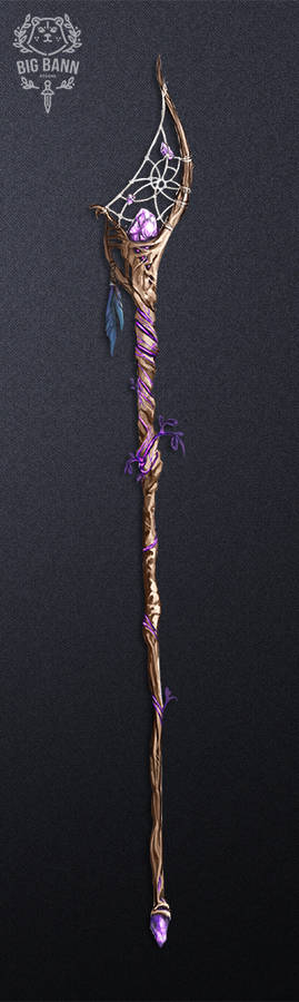 Mystic Crystal Staff