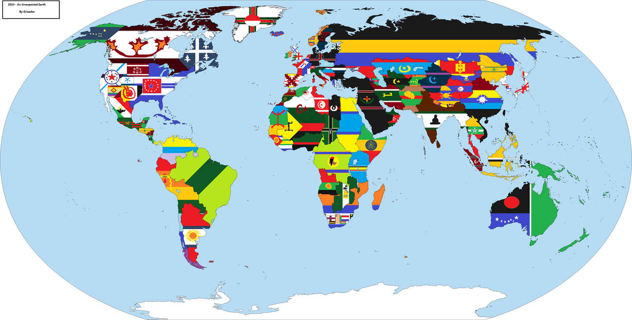 2024 An Unexcped Earth Flag Map by grisador on DeviantArt