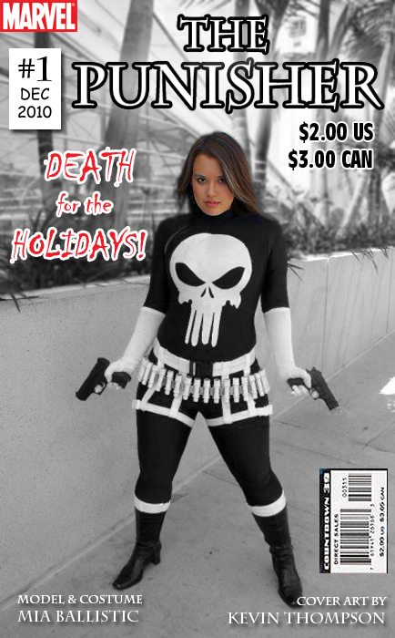 Mia Ballistic as Lady Punisher