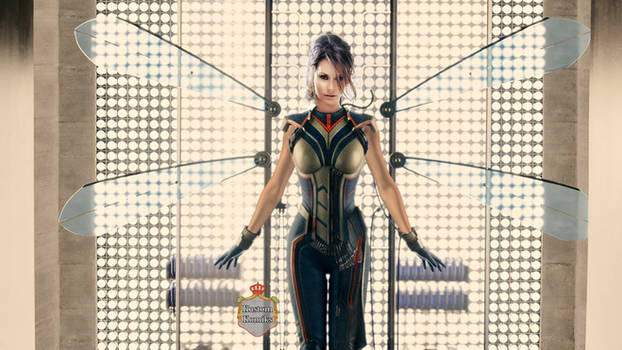 Evangeline Lilly in Wasp Suit