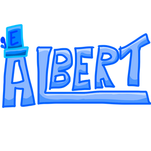 AlbertTheAnimator Logo 2023 (Jan 2023)
