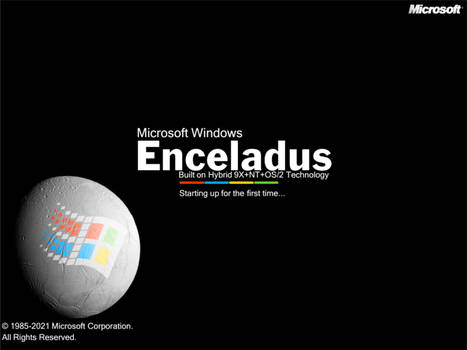 Windows Enceladus (boot) (Mockup)